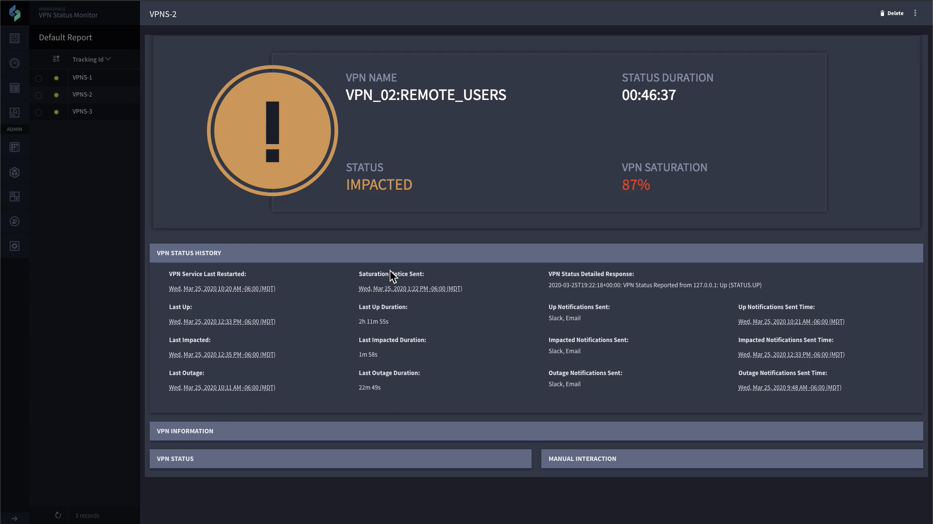 VPN status check with Swimlane VPN status check with Swimlane